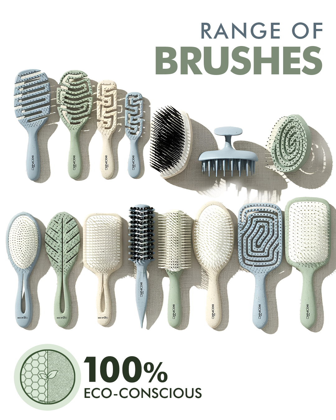 Ikonic Me Introduces Eco-Conscious Hair Brushes, Designed for Every Moment of Styling